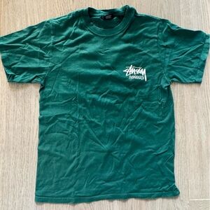 Green Stussy Honolulu Exclusive T-shirt
